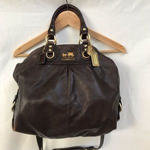 Coach Brown Leather Satchel Bag